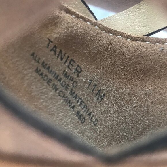 Impo Tanier Tan Caged Open Toe High Heel Zip Back - Picture 13 of 13